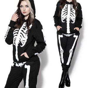 Blackcraft Skeleton Hooded Pullover & Joggers